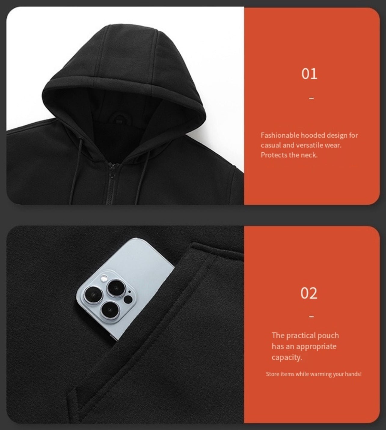 LITEGUEST USB Heated Hoodie 5 - Zone Heated Zip - up Hooded Sweatshirt - Angler's Pro Tackle & Outdoors