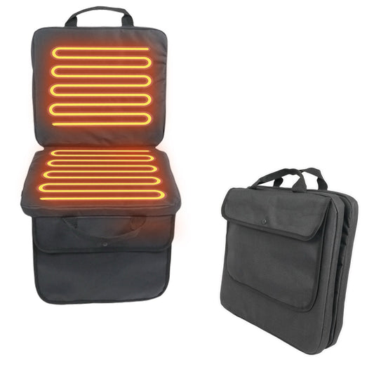 LITEGUEST USB Heated Stadium Seat Cushion Foldable Portable Chair Pad - Angler's Pro Tackle & Outdoors