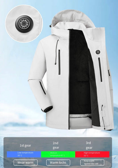 LITEGUEST Waterproof Heated Jacket 5 - Zone USB - Powered for Outdoor - Angler's Pro Tackle & Outdoors