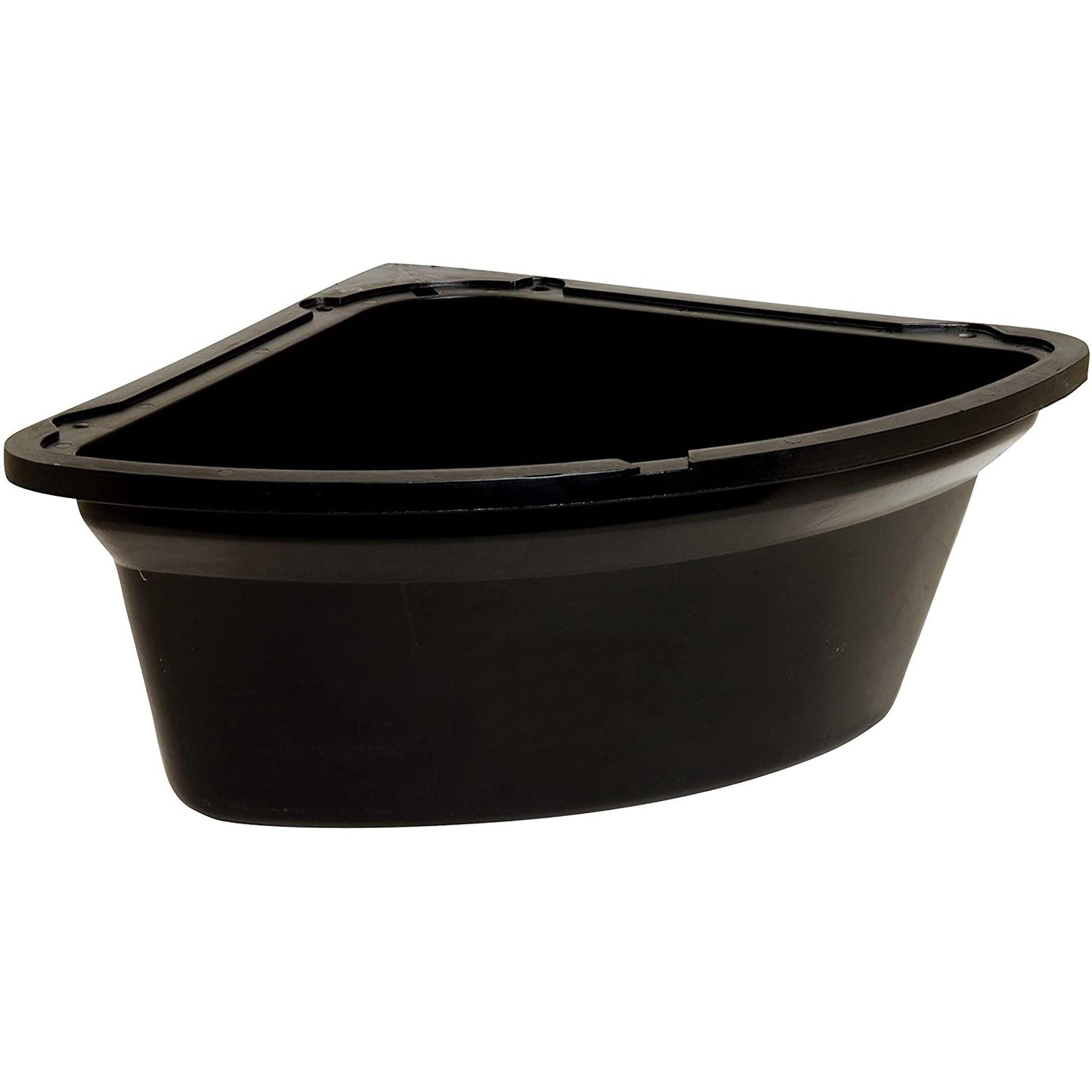 Little Giant 26 Quart Plastic Hanging Corner Livestock Feeder Bucket, Black - Angler's Pro Tackle & Outdoors