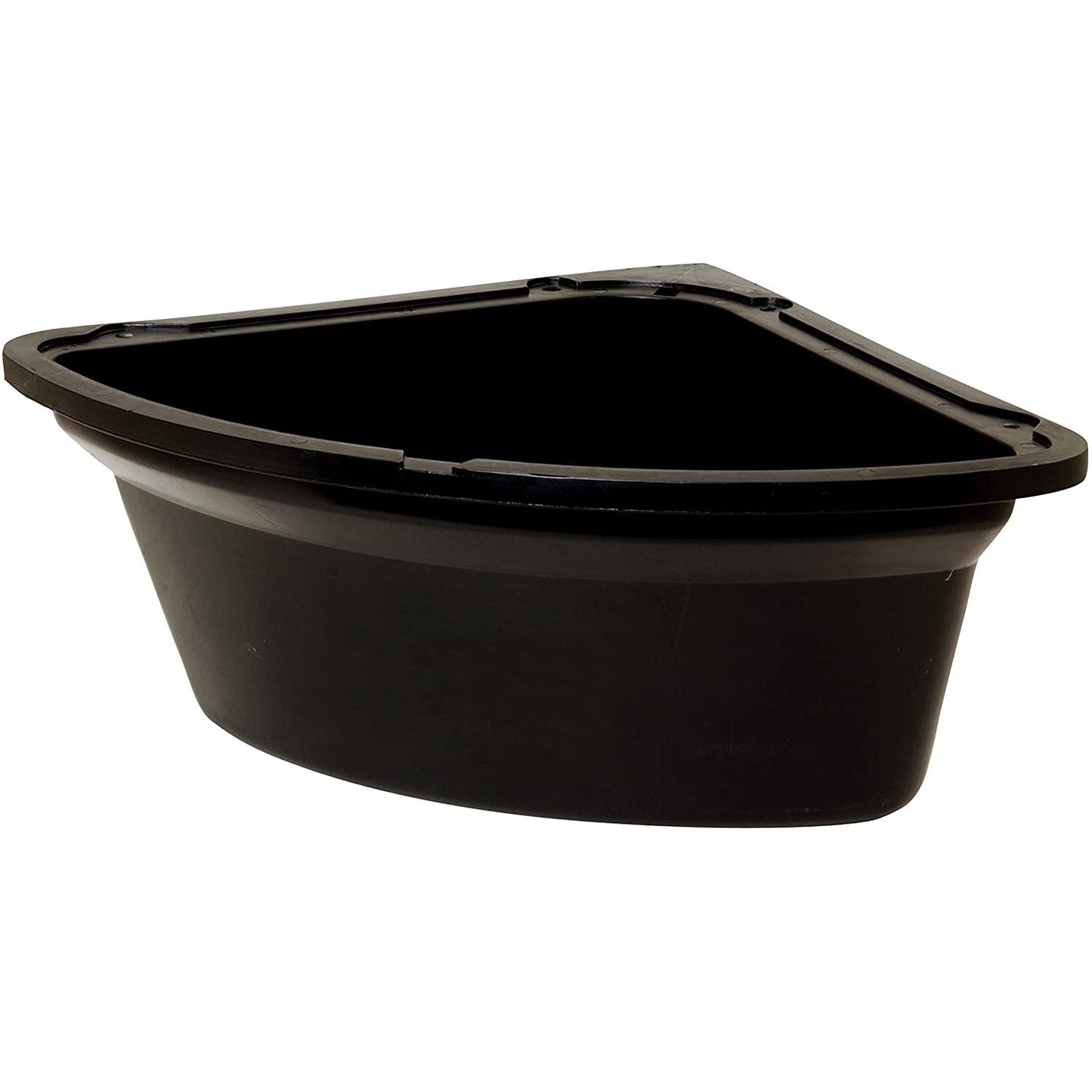 Little Giant 26 Quart Plastic Hanging Corner Livestock Feeder Bucket, Black - Angler's Pro Tackle & Outdoors