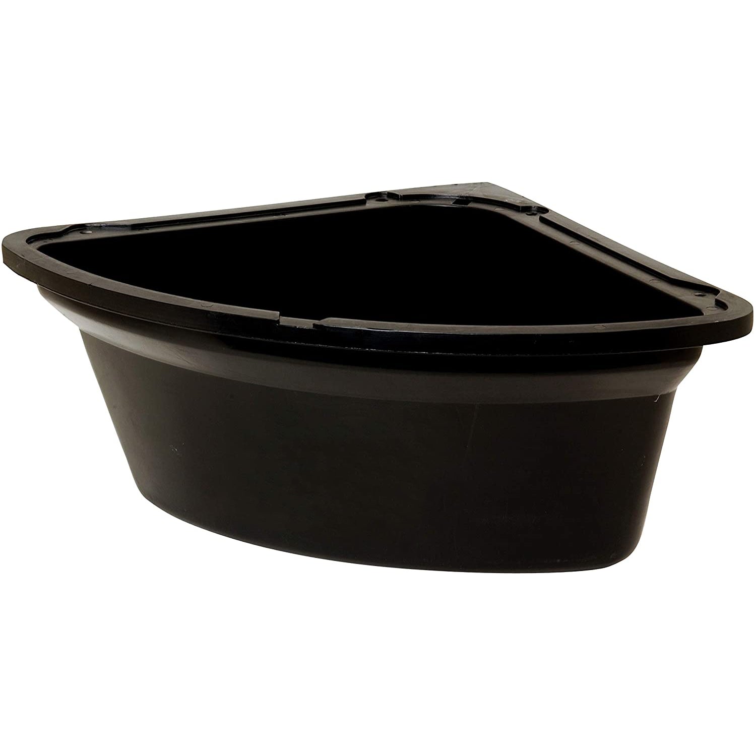 Little Giant 26 Quart Plastic Hanging Corner Livestock Feeder Bucket, Black - Angler's Pro Tackle & Outdoors