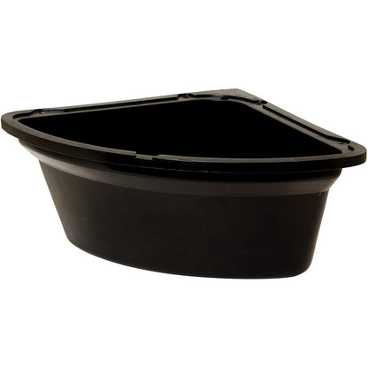 Little Giant 26 Quart Plastic Hanging Corner Livestock Feeder Bucket, Black - Angler's Pro Tackle & Outdoors