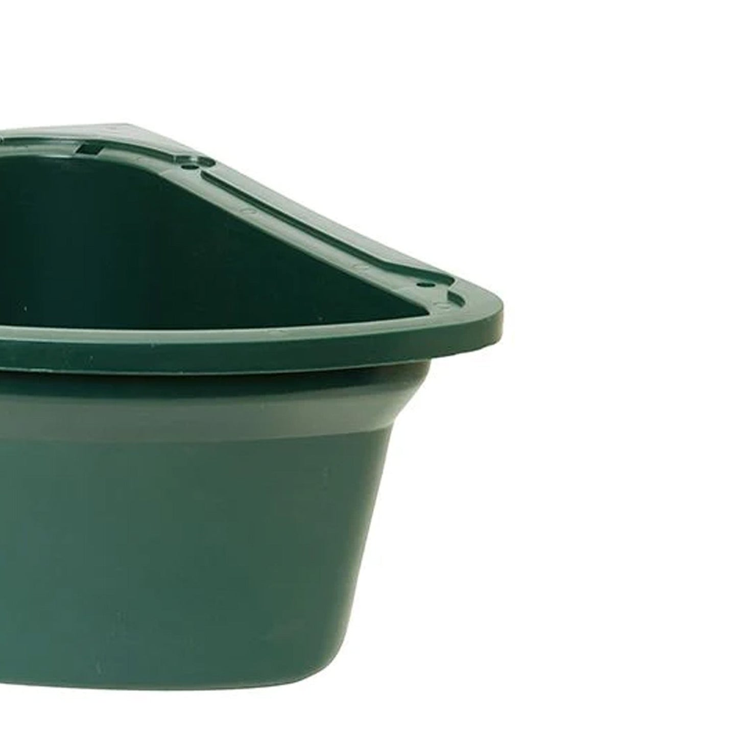 Little Giant 26 Quart Plastic Hanging Corner Livestock Feeder Bucket, Green - Angler's Pro Tackle & Outdoors