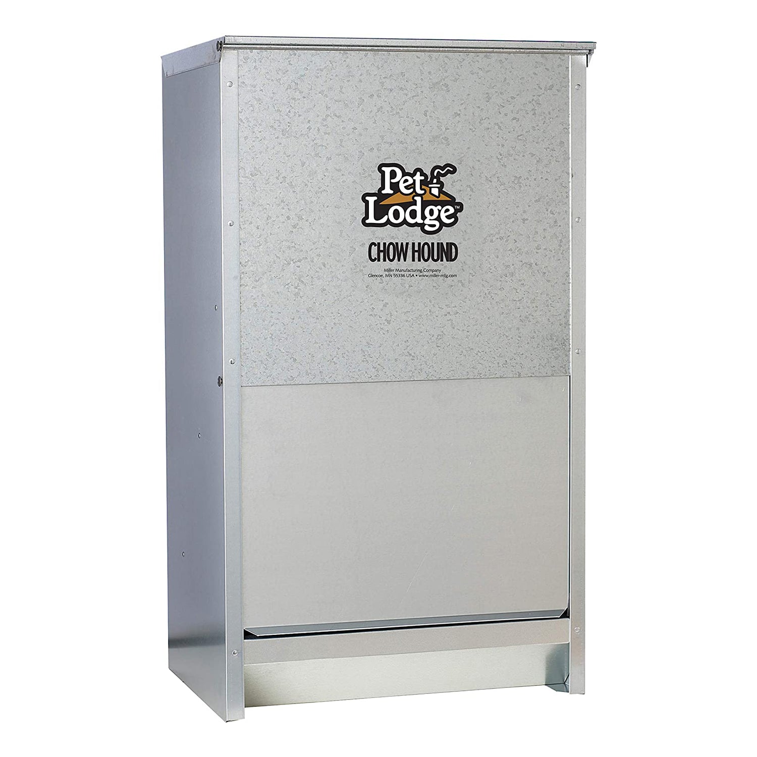 Little Giant Dry Food Automatic Steel 50 Pound Dog Feeder Chow Hound (2 Pack) - Angler's Pro Tackle & Outdoors