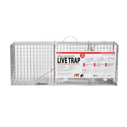 Little Giant Live Reinforced Animal Trap with Single Door Entry, 10 x 32 Inches - Angler's Pro Tackle & Outdoors