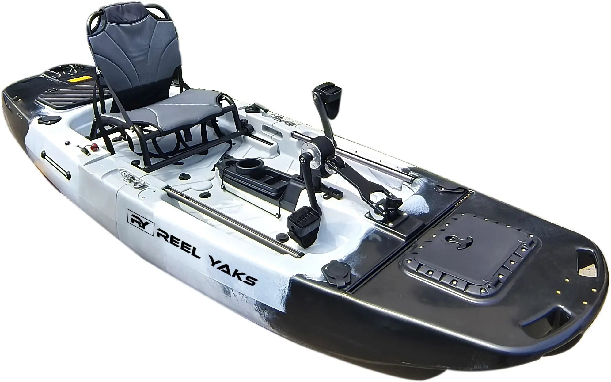 ReelYaks 9.5ft Raider Modular Propeller Drive Pedal Fishing Kayak
