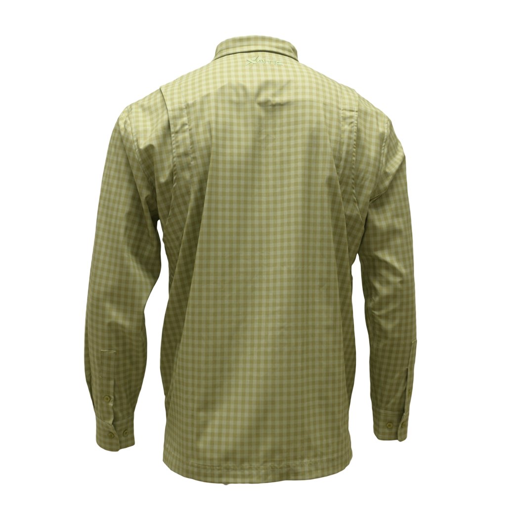 Xotic - Long Sleeve Patterned Lifestyle Button Down w/ REPEL-X