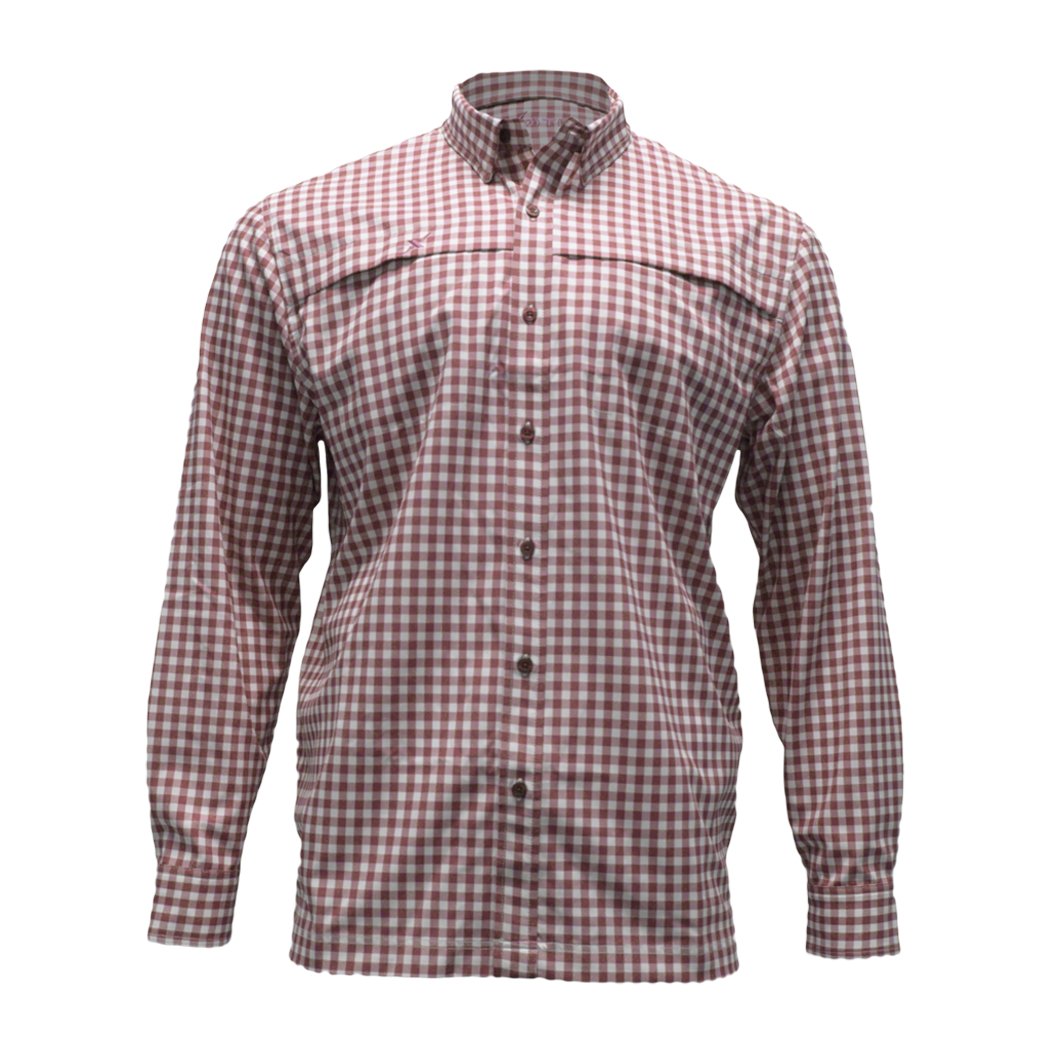Xotic - Long Sleeve Patterned Lifestyle Button Down w/ REPEL-X