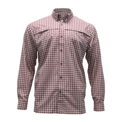 Xotic - Long Sleeve Patterned Lifestyle Button Down w/ REPEL-X