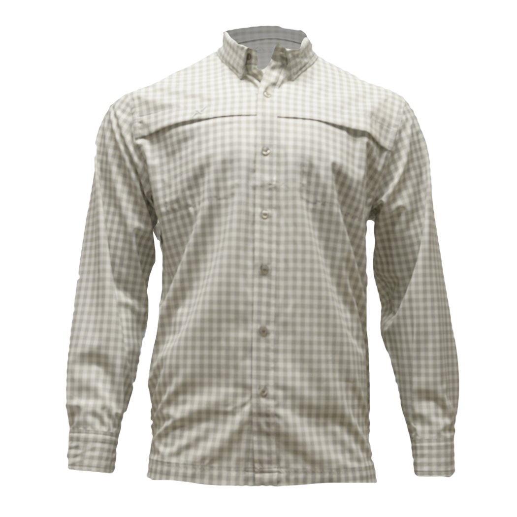 Xotic - Long Sleeve Patterned Lifestyle Button Down w/ REPEL-X