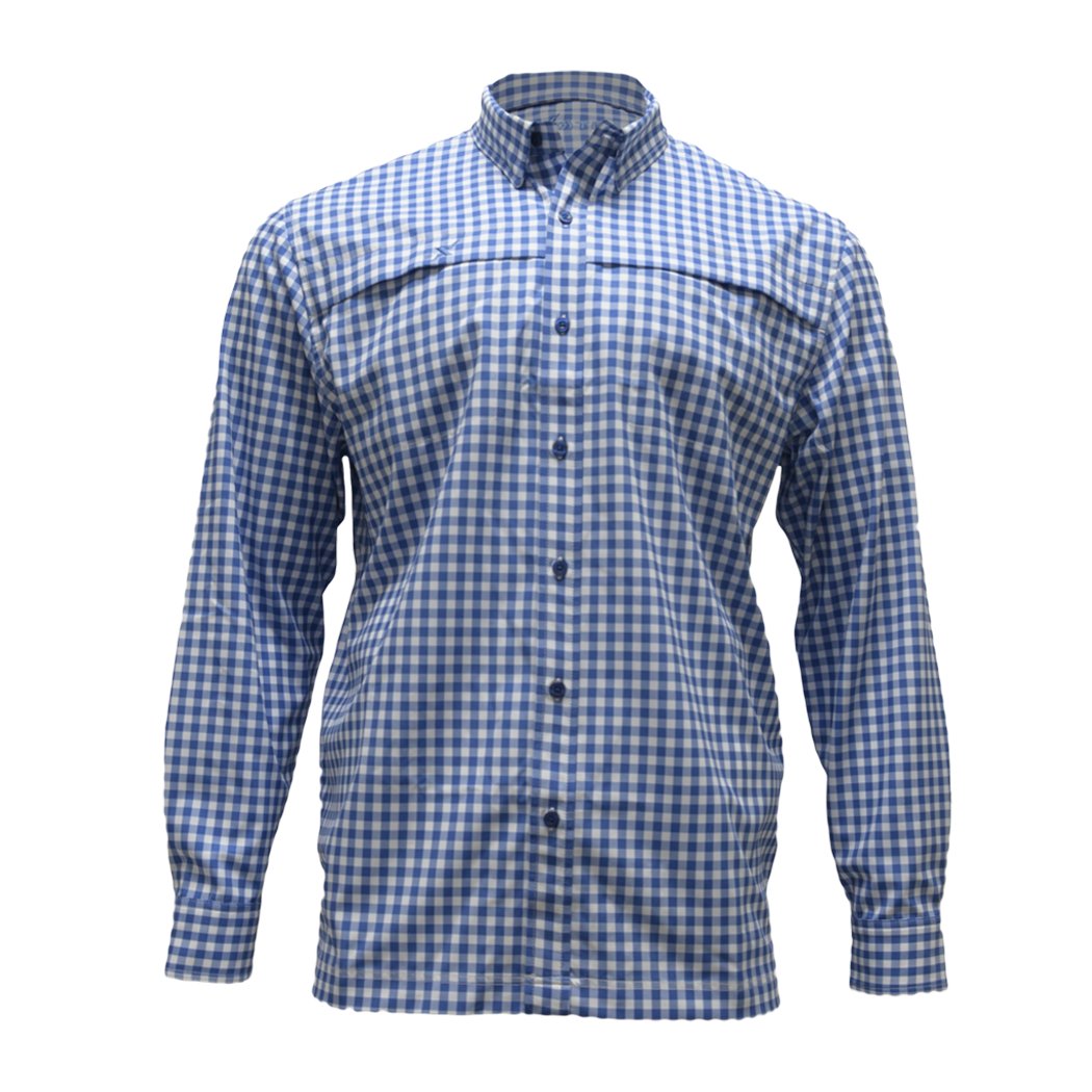 Xotic - Long Sleeve Patterned Lifestyle Button Down w/ REPEL-X