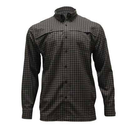 Xotic - Long Sleeve Patterned Lifestyle Button Down w/ REPEL-X