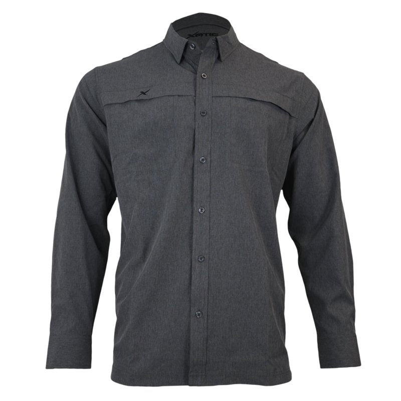 Xotic - Long Sleeve Solid Lifestyle Button Down w/ REPEL-X