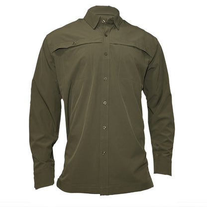 Xotic - Long Sleeve Solid Lifestyle Button Down w/ REPEL-X