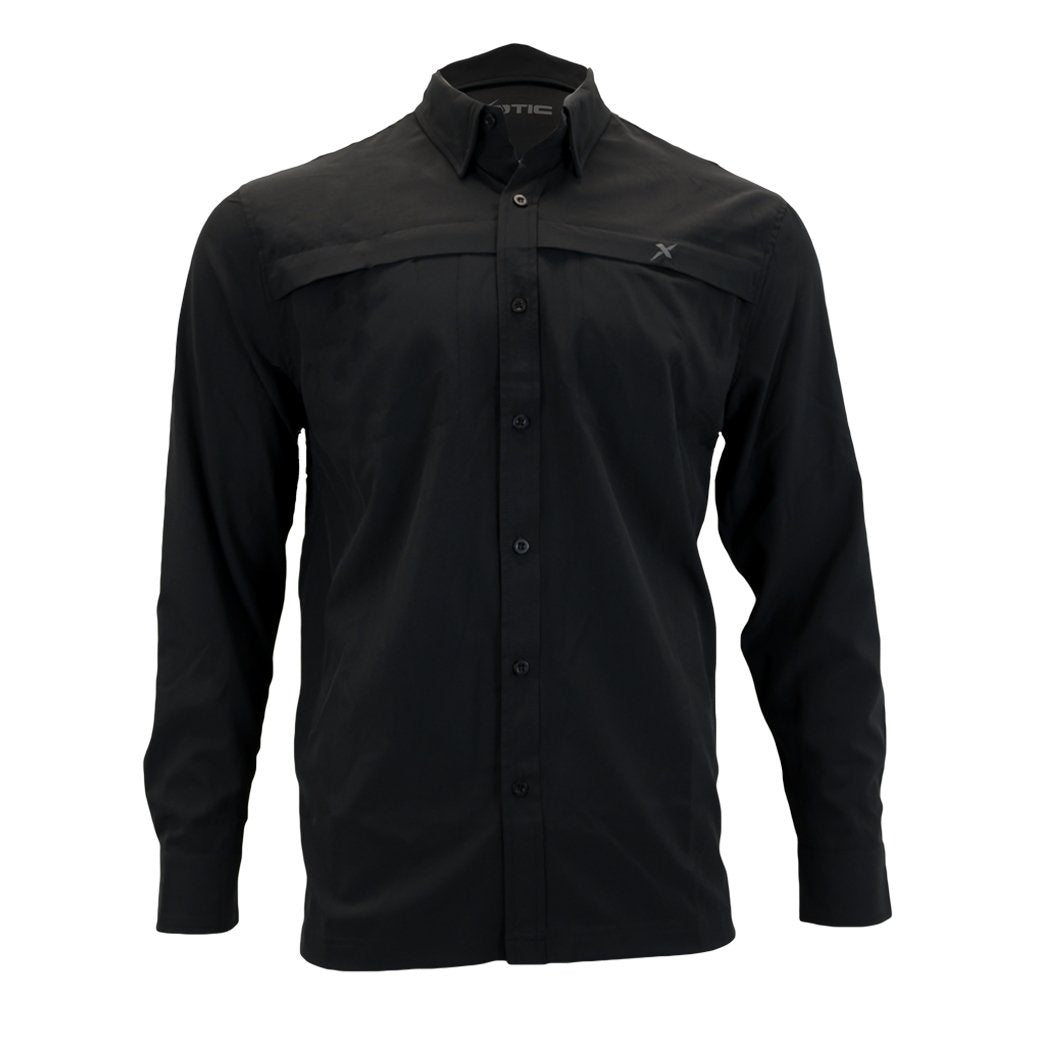 Xotic - Long Sleeve Solid Lifestyle Button Down w/ REPEL-X
