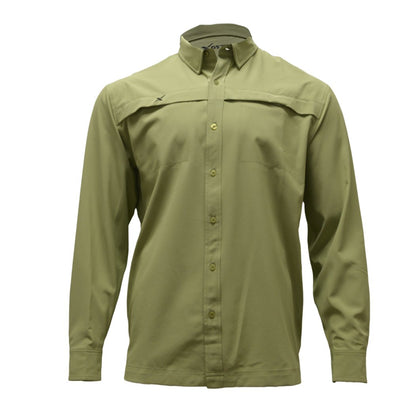 Xotic - Long Sleeve Solid Lifestyle Button Down w/ REPEL-X