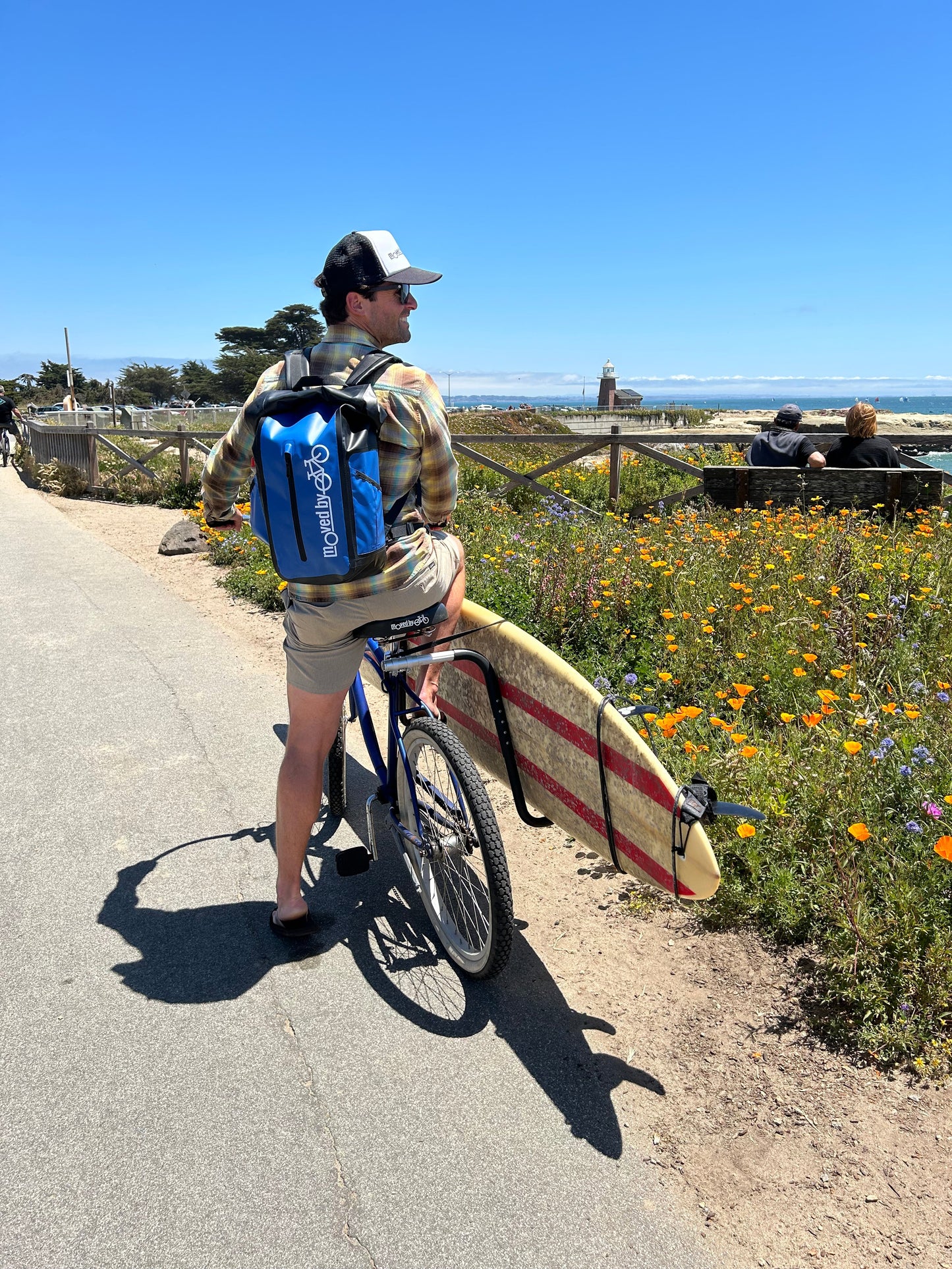 Moved By Bikes Dry Bag Backpack