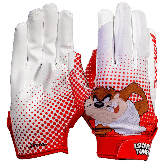 Looney Tunes Football Gloves - Taz - VPS4 by Phenom Elite - Angler's Pro Tackle & Outdoors