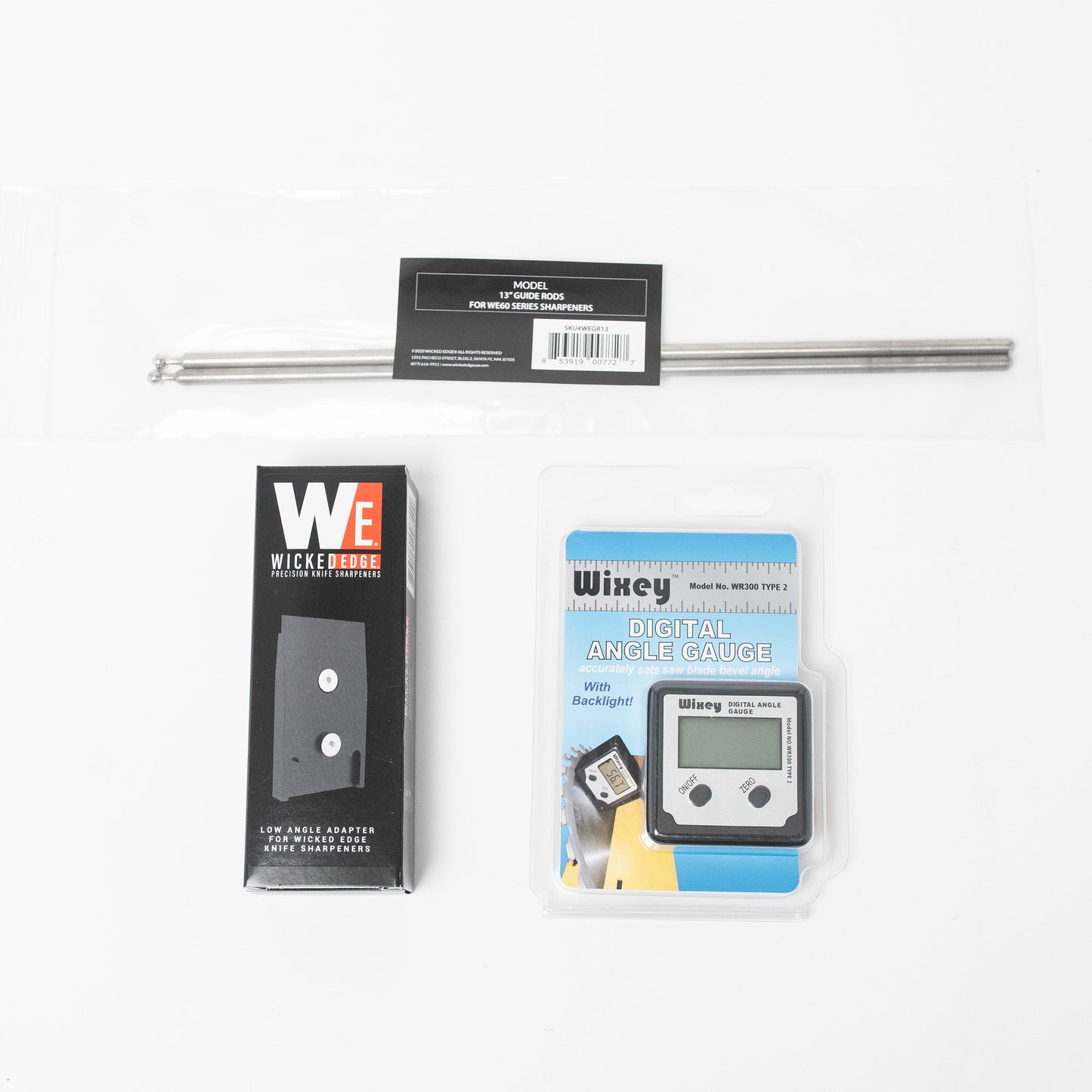 Wicked Edge 60 Series Low Angle & Small Knife Kit