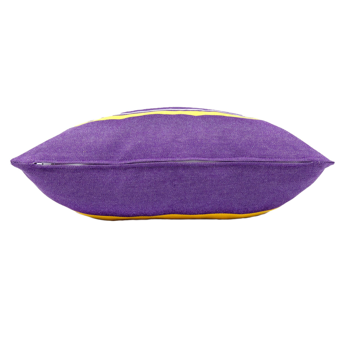 Campus Hammocks LSU Colors Striped Throw Pillow Cover