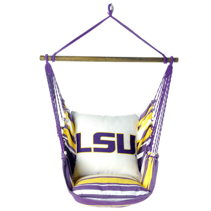 Campus Hammocks LSU Tigers Logo Hammock Chair Swing