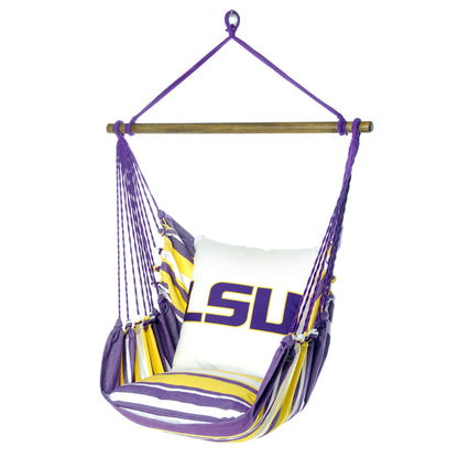 Campus Hammocks LSU Tigers Logo Hammock Chair Swing