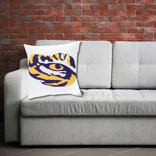 Campus Hammocks LSU Tiger Eye Throw Pillow Cover