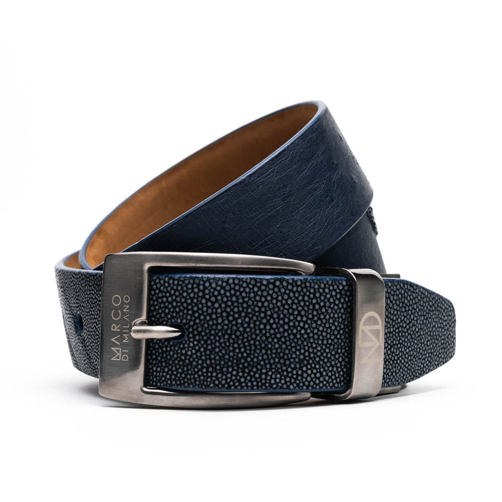 Marco Di Milano Lucca Belt Navy / Navy