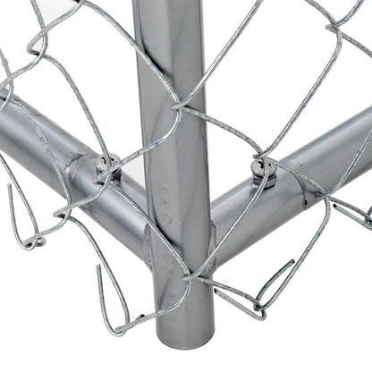 Lucky Dog 10 x 5 x 4 Foot Heavy Duty Outdoor Chain Link Kennel Enclosure (2 Pk) - Angler's Pro Tackle & Outdoors