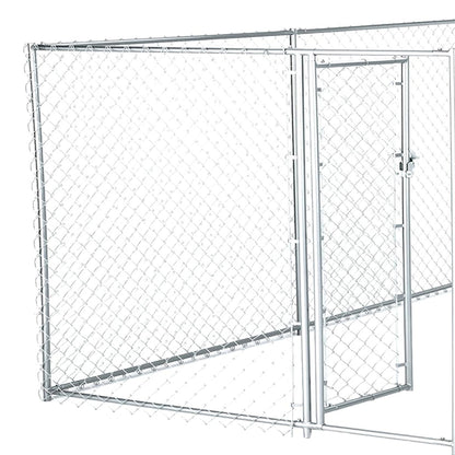 Lucky Dog 10' x 5' x 4' Heavy Duty Steel Outdoor Chain Link Dog Kennel Enclosure - Angler's Pro Tackle & Outdoors