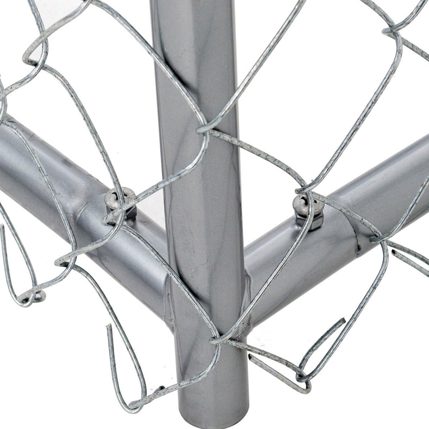 Lucky Dog 10' x 5' x 4' Heavy Duty Steel Outdoor Chain Link Dog Kennel Enclosure - Angler's Pro Tackle & Outdoors