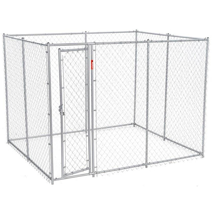 Lucky Dog 10 x 5 x 6" Heavy Duty Outdoor Chain Link Dog House Kennel (2 Pack) - Angler's Pro Tackle & Outdoors