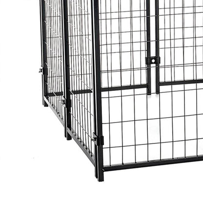 Lucky Dog 4' x 4' x 4.5' Covered Wire Dog Fence Kennel Pet Play Pen (2 Pack) - Angler's Pro Tackle & Outdoors