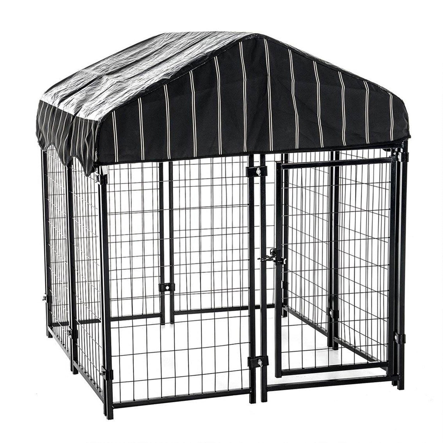 Lucky Dog 4' x 4' x 4.5' Covered Wire Dog Fence Kennel Pet Play Pen (2 Pack) - Angler's Pro Tackle & Outdoors