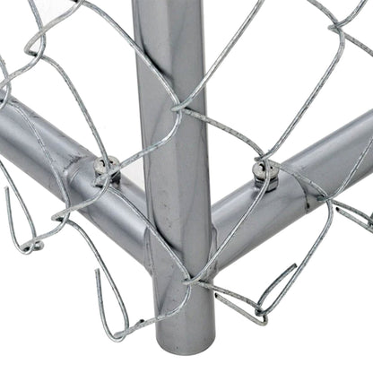 Lucky Dog Adjustable 10' x 10' x 6' Heavy Duty Chain Link Dog Kennel Enclosure - Angler's Pro Tackle & Outdoors