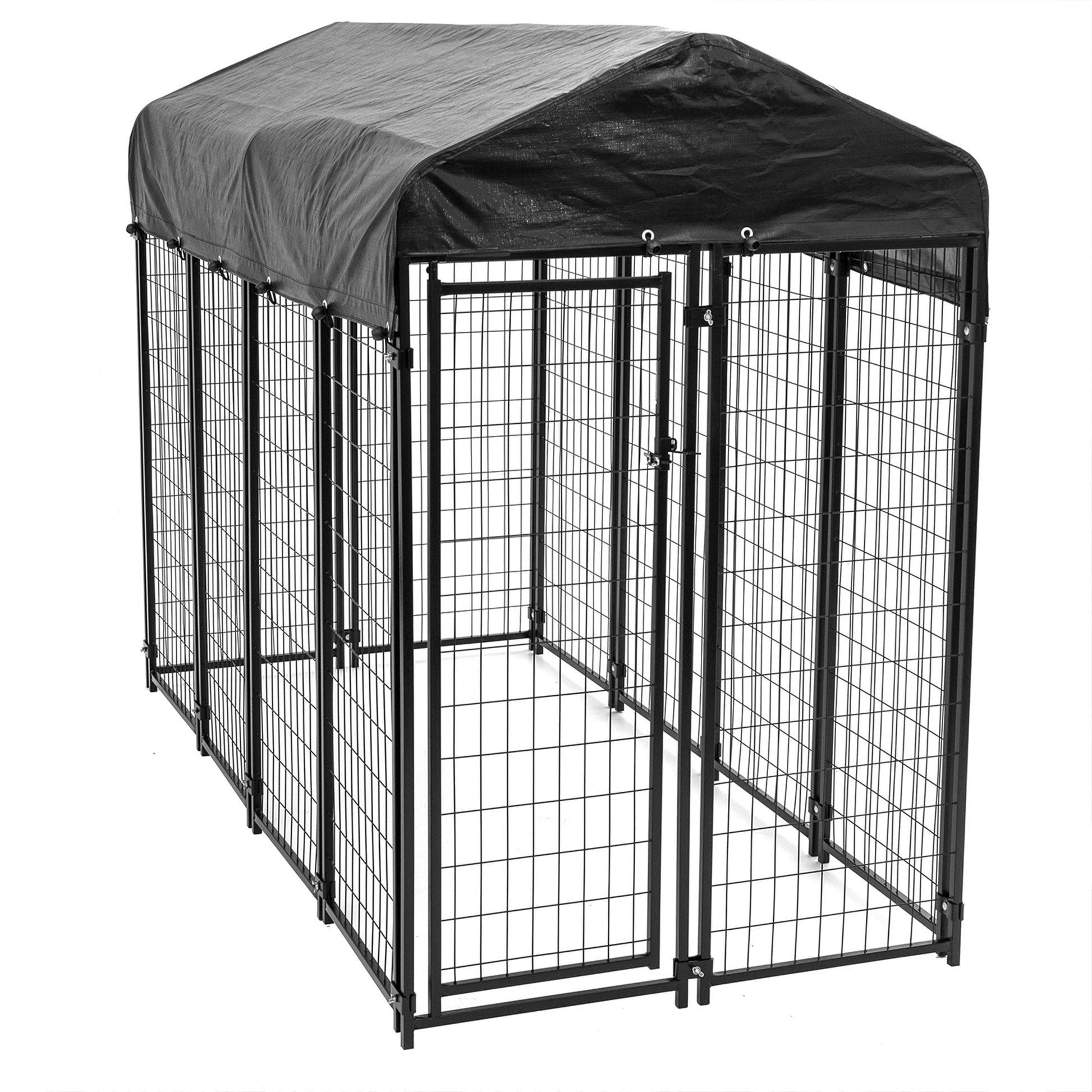 Lucky Dog Uptown Large Outdoor Covered Kennel Heavy Duty Dog Fence Pen (10 Pack) - Angler's Pro Tackle & Outdoors