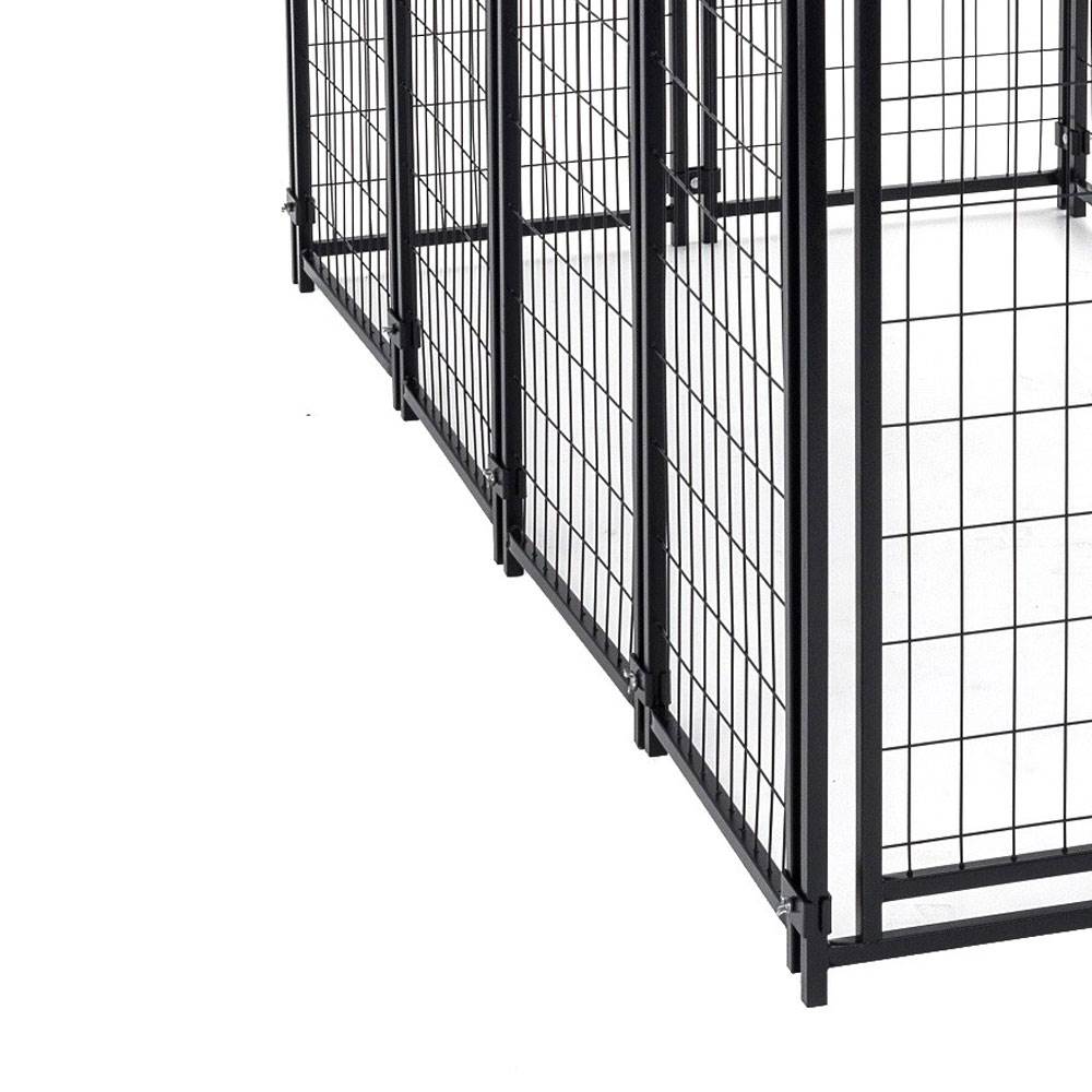 Lucky Dog Uptown Large Outdoor Covered Kennel Heavy Duty Dog Fence Pen (4 Pack) - Angler's Pro Tackle & Outdoors