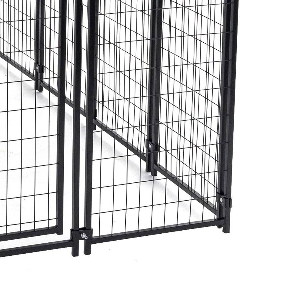 Lucky Dog Uptown Large Outdoor Covered Kennel Heavy Duty Dog Fence Pen (4 Pack) - Angler's Pro Tackle & Outdoors