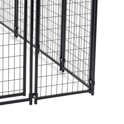 Lucky Dog Uptown Large Outdoor Covered Kennel Heavy Duty Dog Fence Pen (4 Pack) - Angler's Pro Tackle & Outdoors