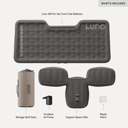 Luno AIR Pro Van Front Cab Mattress - Angler's Pro Tackle & Outdoors