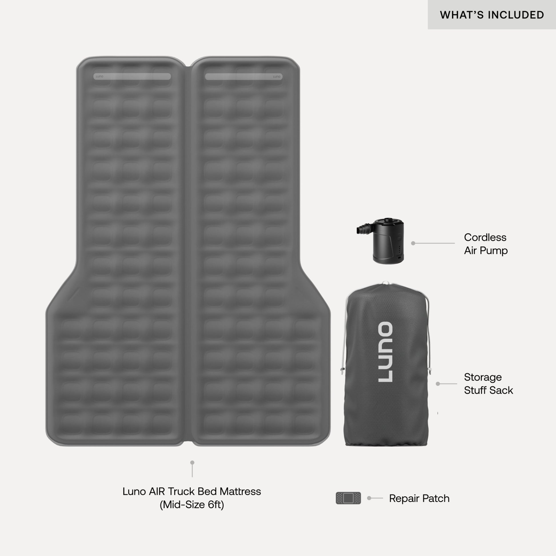 Luno AIR Truck Bed Mattress - Angler's Pro Tackle & Outdoors