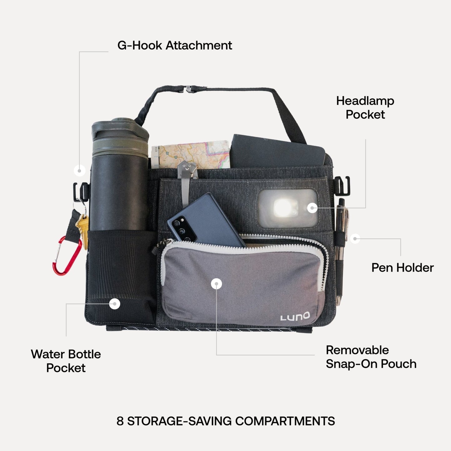 Luno Seatback Organizer - Angler's Pro Tackle & Outdoors