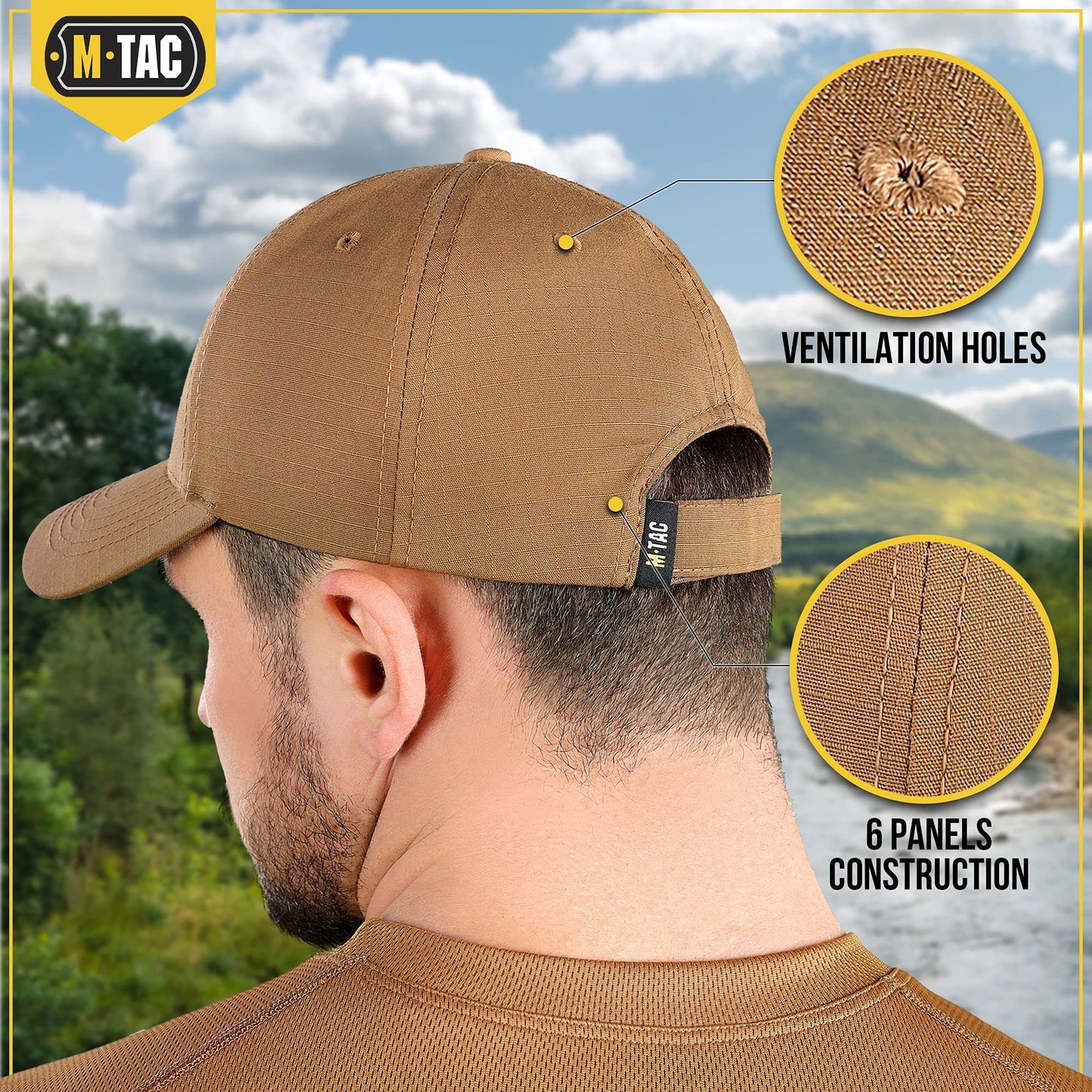 M - Tac Baseball Cap Flex Rip - Stop - Angler's Pro Tackle & Outdoors