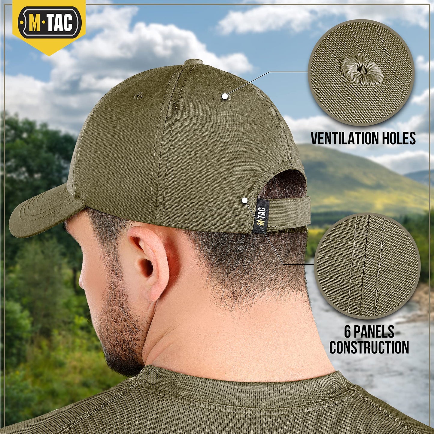 M - Tac Baseball Cap Flex Rip - Stop - Angler's Pro Tackle & Outdoors