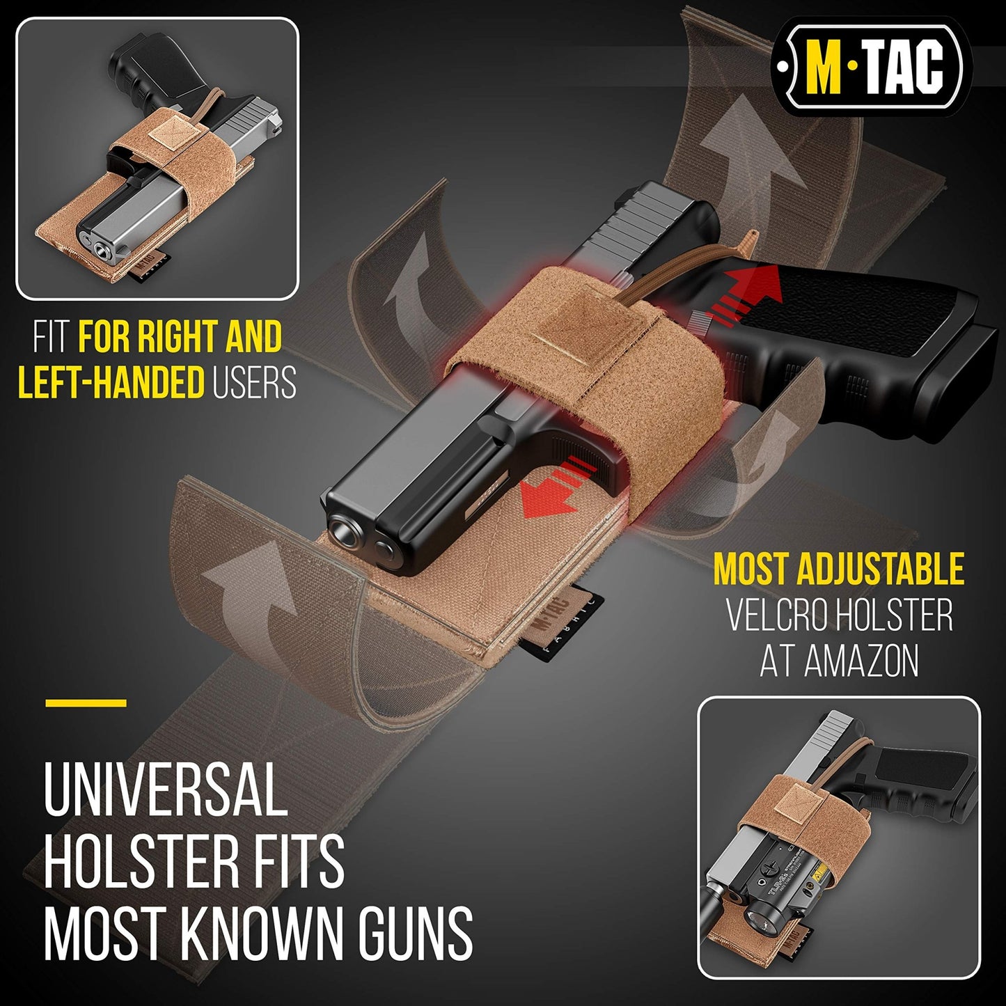 M - Tac CCW Holster - Modular Universal Holster - Angler's Pro Tackle & Outdoors