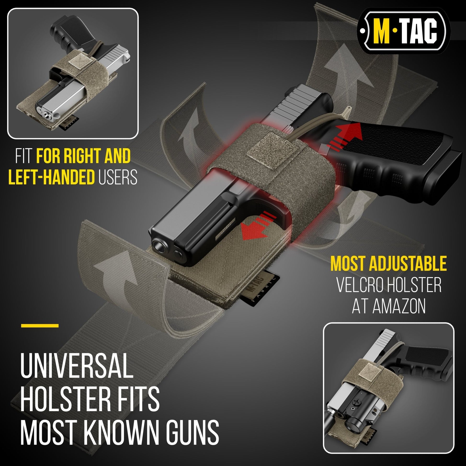 M - Tac CCW Holster - Modular Universal Holster - Angler's Pro Tackle & Outdoors