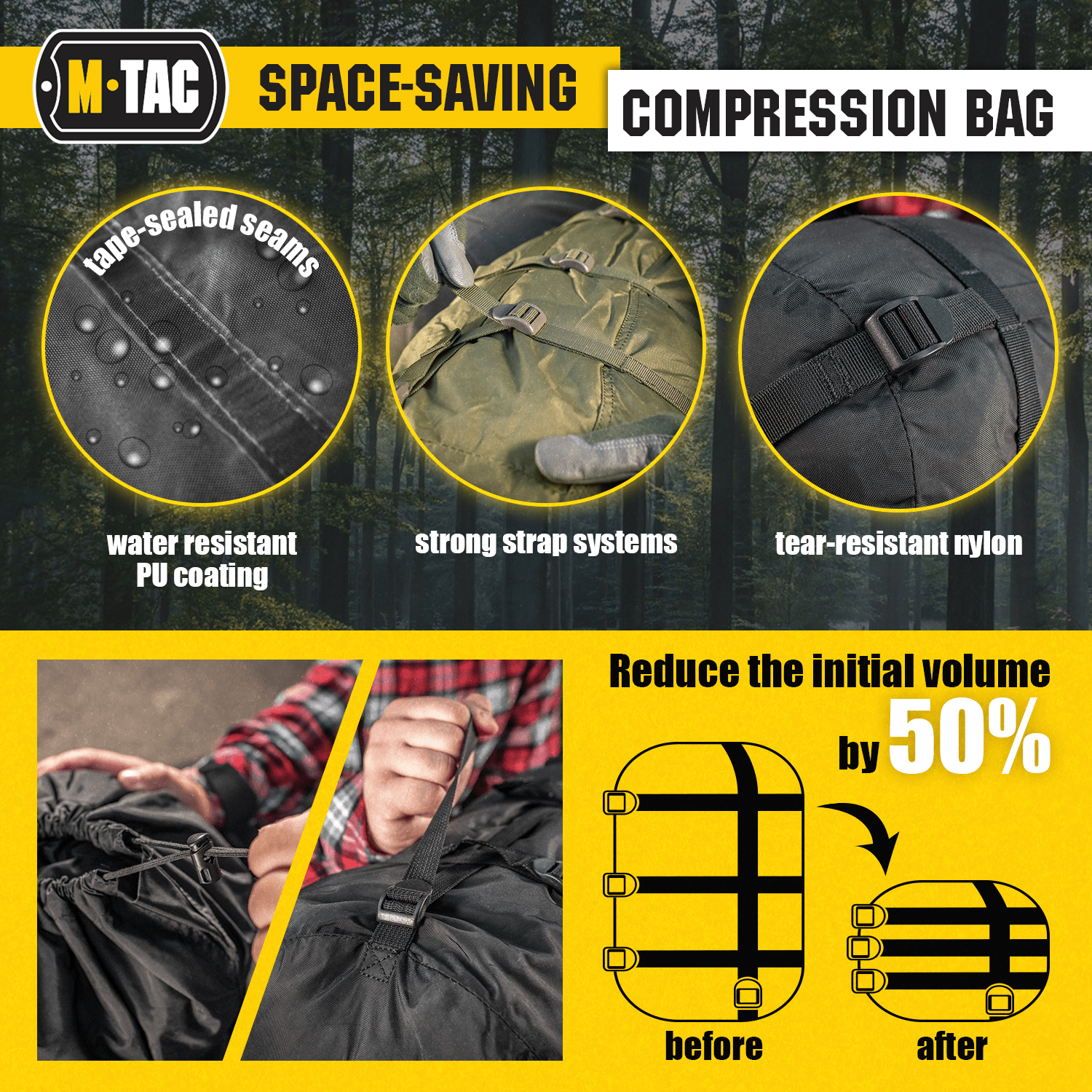 M - Tac Compression Sack Medium - Angler's Pro Tackle & Outdoors