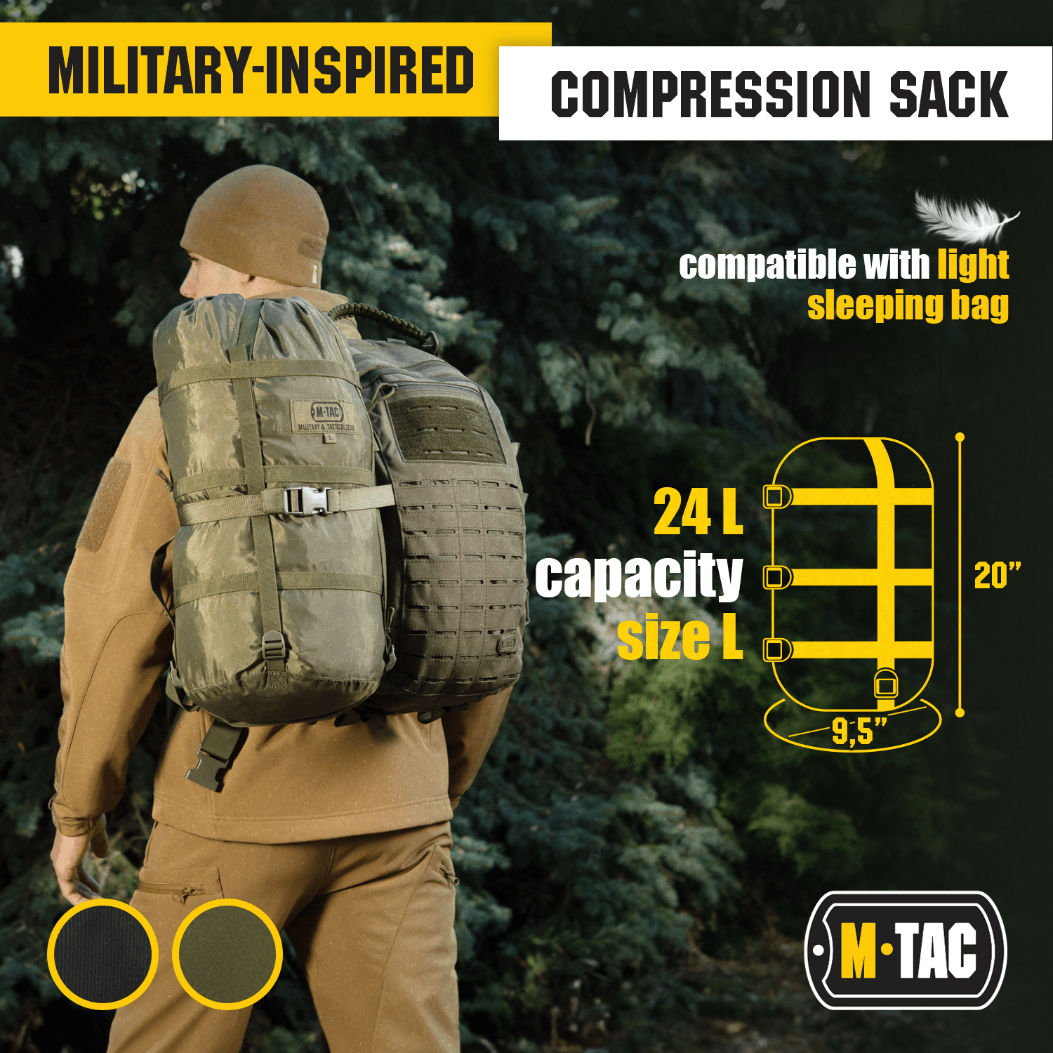 M - Tac Compression Sack Medium - Angler's Pro Tackle & Outdoors