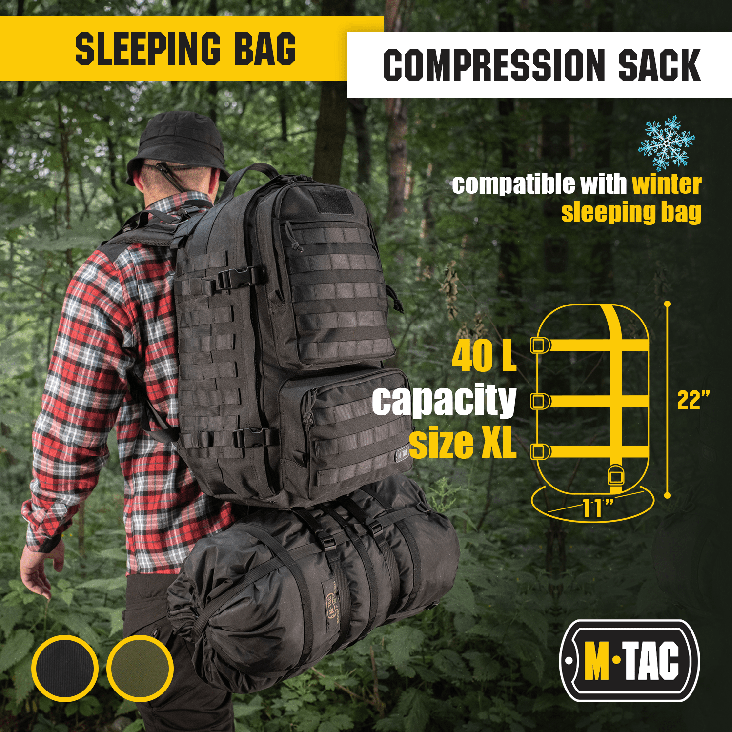 M - Tac Compression Sack Medium - Angler's Pro Tackle & Outdoors